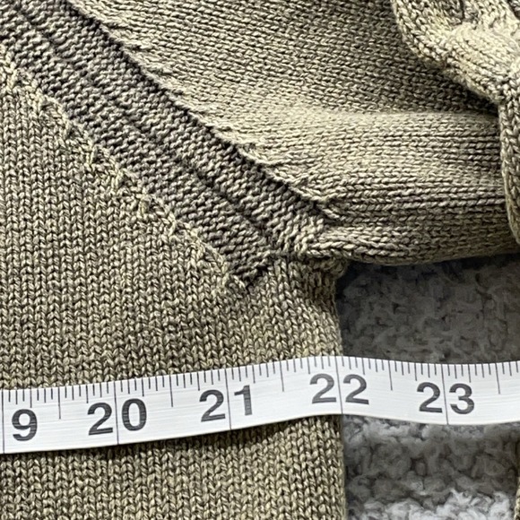 Umgee USA SweaterS Womens M Olive green Pullover Fishermen Chucky Knit Grandma - Picture 9 of 12